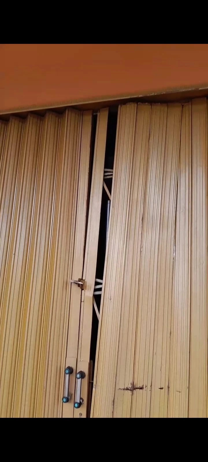 Detail rangka folding gate